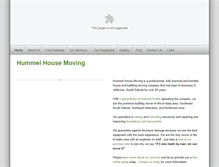 Tablet Screenshot of hummelhousemoving.com